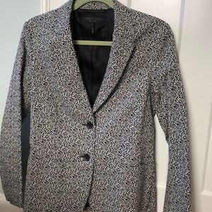 Black & white blazer